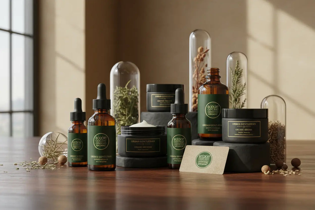 Différences clés entre cosmétiques traditionnels et naturels certifiés ECOCERT pour homme