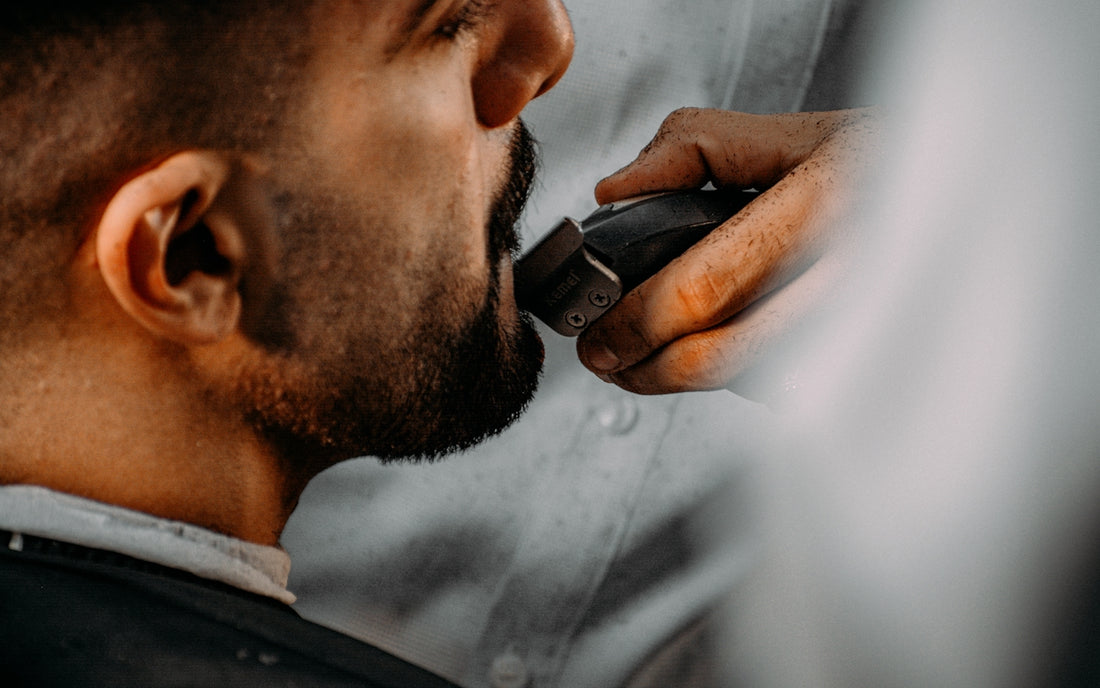 a man with a beard and mustache