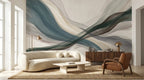 Papier peint panoramique Cael dans un salon