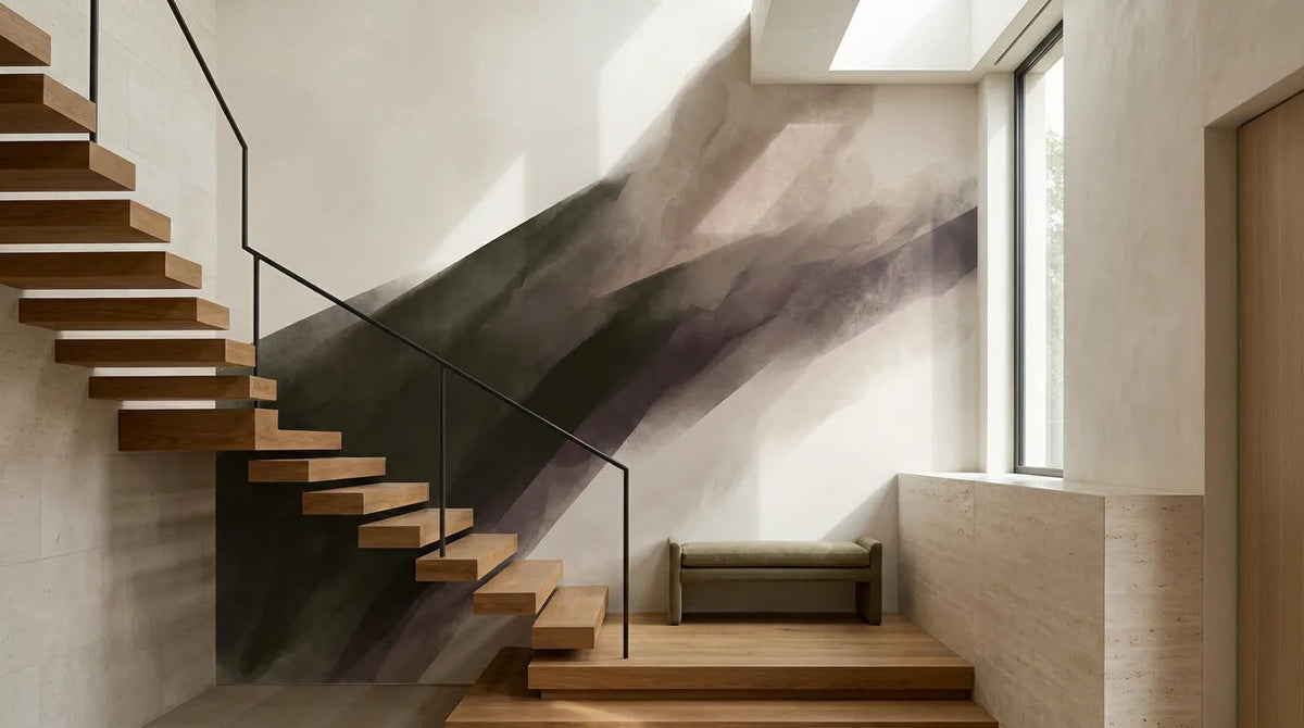 Papier peint panoramique Sora près d’un escalier