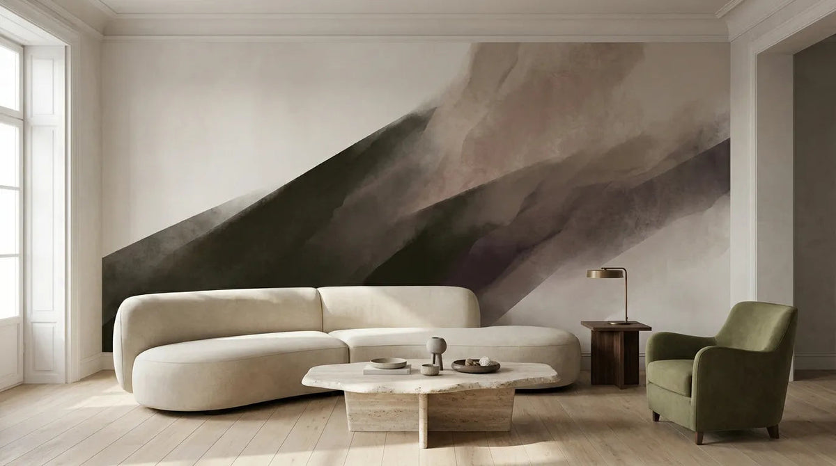 Papier peint panoramique Sora dans un salon
