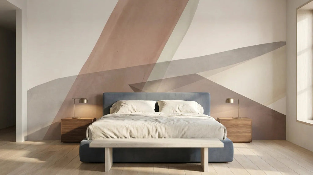 Chambre décorée avec le papier peint panoramique Rava