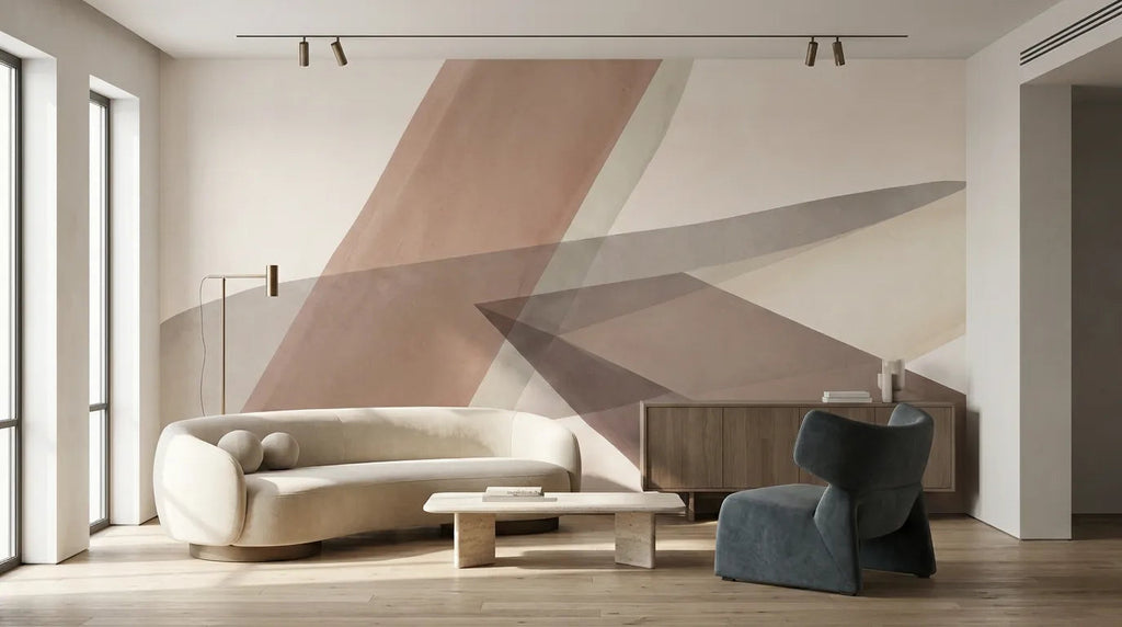 Papier peint panoramique Rava dans un salon