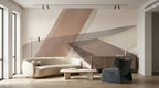 Papier peint panoramique Rava dans un salon