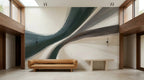 Papier peint panoramique Riva dans un salon